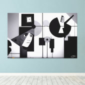 The Stalker Canvas Afdruk (Insitu (Houten vloer))