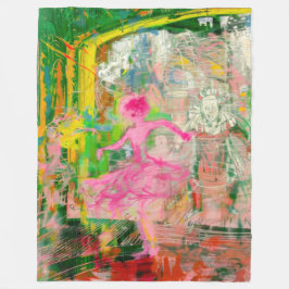 The Stalker - Neon Ballet Chaos Fleece Deken