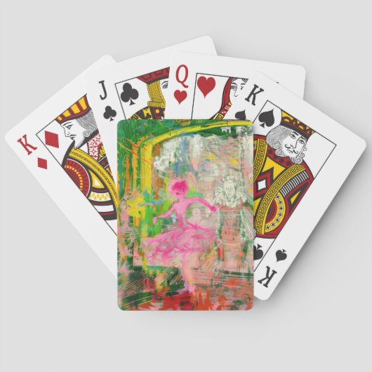 The Stalker - Neon Ballet Chaos Pokerkaarten (Achterkant)