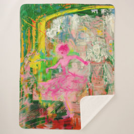 The Stalker - Neon Ballet Chaos Sherpa Deken