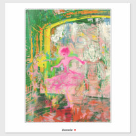 The Stalker - Neon Ballet Chaos Sticker