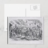 The Stamp Act Riots in Boston Briefkaart (Voorkant / Achterkant)