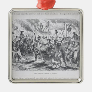 The Stamp Act Riots in Boston Metalen Ornament