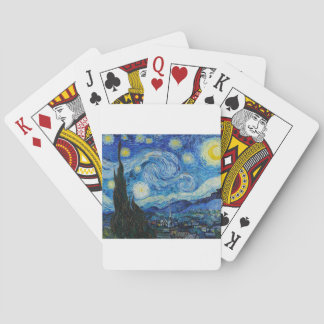 The Starry Night 1889 by Vincent van Gogh Pokerkaarten