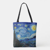 The Starry Night by Van Gogh – Customizable  Draagtas (Achterkant)