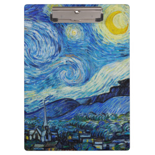 The Starry Night - Vincent Van Gogh Klembord