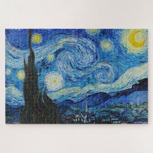 The Starry Night - Vincent Van Gogh Legpuzzel (Horizontaal)