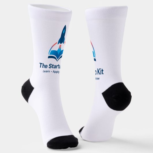 The Startup Kit Rocket Logo Crew Socks Sokken (Gebogen)