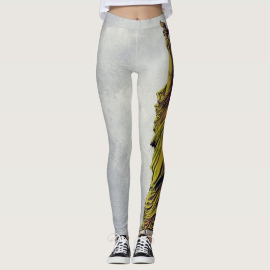 The Statue of Liberty, The Great Bartholdi Statue Leggings (Voorkant)