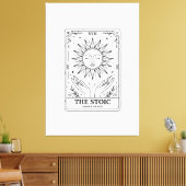 The Stoic Tarot Card: Inner Peace  Canvas Afdruk (Insitu (Woonkamer))