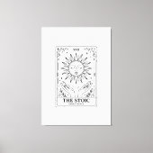  The Stoic Tarot Card: Inner Peace  Canvas Afdruk (Voorkant)