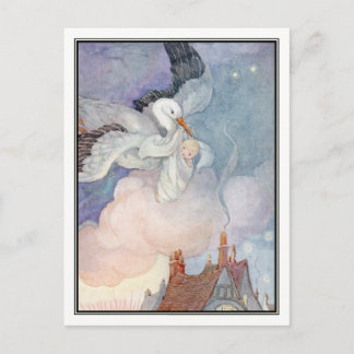 The Stork van Anne Anderson Briefkaart