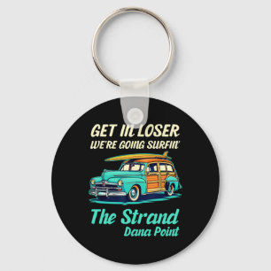 The Strand Beach Surf Dana Point Vrouwen Mannen Vi Sleutelhanger