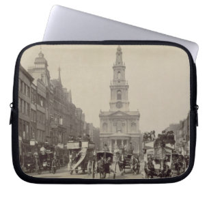 The Strand, c.1880 (sepia foto) Laptop Sleeve
