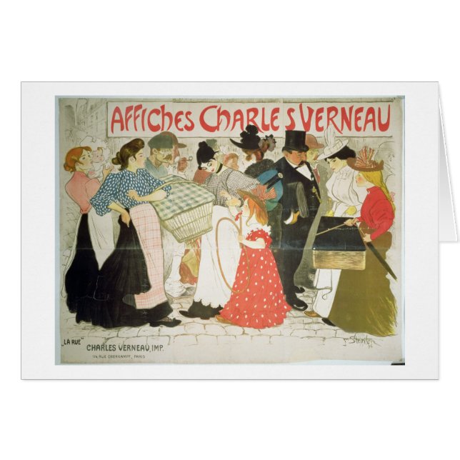 'The Street', poster voor de printer Charles Verne (Voorkant Horizontaal)