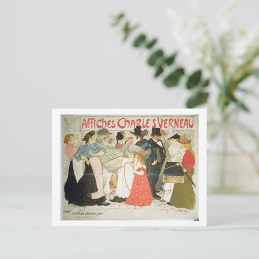 'The Street', poster voor de printer Charles Verne Briefkaart (Staand voorkant)