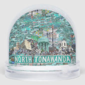 The Streets of North Tonawanda Snow Globe (Arrière)