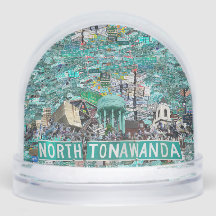 The Streets of North Tonawanda Snow Globe