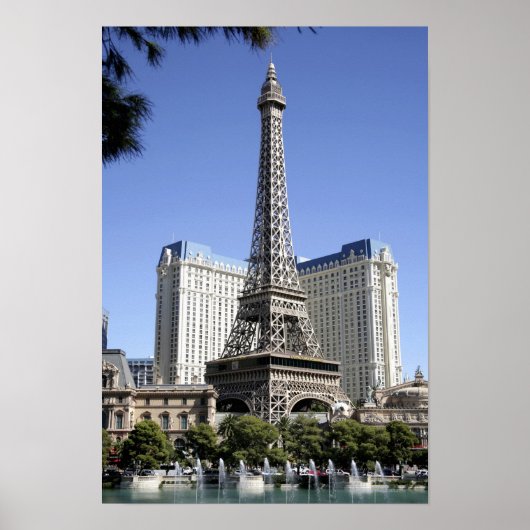 The Strip, Paris Las Vegas, Luxury Hotel Poster (Voorkant)