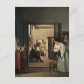 The Studio of Ingres in Rome, 1818 Briefkaart (Voorkant)
