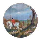 The Suffolk Hunt 1833 Fox Hunt Snijplank (Voorkant)