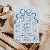 The Summer I turned 12 Birthday Invitation