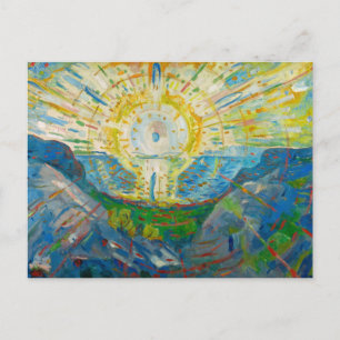 The Sun, 1912 van Edvard Munch Briefkaart