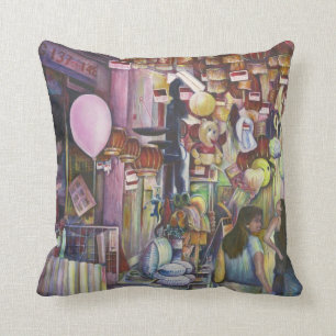 The Sun and Moon Pink Balloon, Singapore Kussen