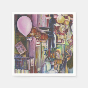 The sun and Moon Pink Balloon, Singapore Servet