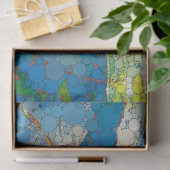 The Sun, Infinity Stippen van After William Morris Tissuepapier (Geschenk)