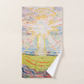 The Sun par Edvard Munch (Serviette à main)