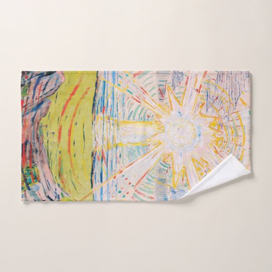 The Sun par Edvard Munch (Serviette à main)