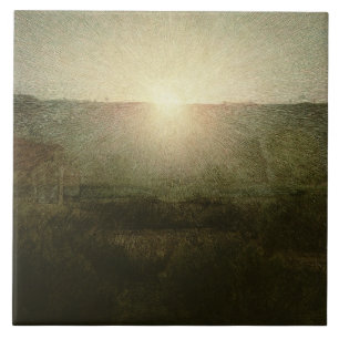 The Sun (Rising Sun) 1904 (olie op canvas) Tegeltje