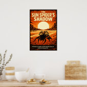 The Sun Spider’s Shadow Desert Art Poster (Keuken)