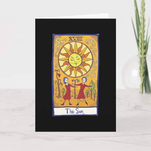 The Sun - Tarot Kaart Gift (Voorkant)