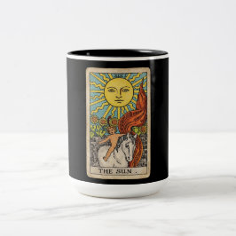 The Sun Tarot Tweekleurige Koffiemok