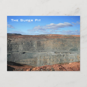 The Super Pit, Kalgoorlie, Australië - Briefkaart