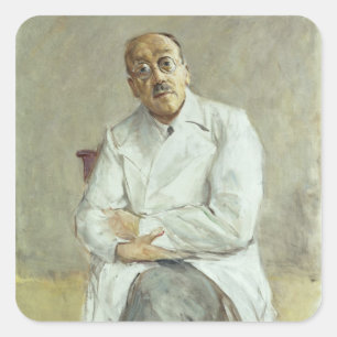 The Surgeon, Ferdinand Sauerbruch, 1932 Vierkante Sticker