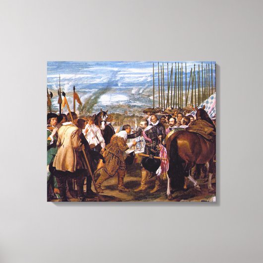 The Surrender of Breda, fine art, Canvas Afdruk (Voorkant)