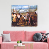 The Surrender of Breda, fine art, Canvas Afdruk (Insitu (Woonkamer))