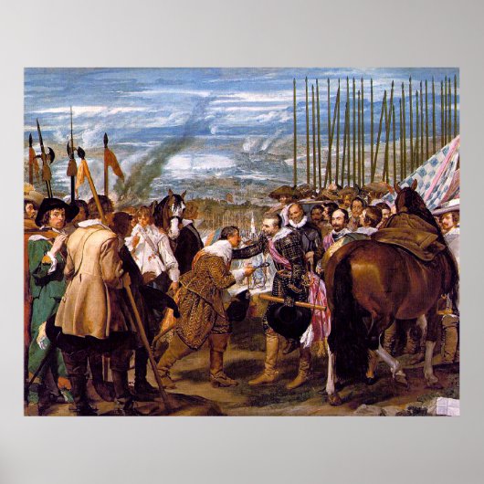 The Surrender of Breda, fine art, Poster (Voorkant)