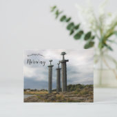The Sverd I Fjell Monument Norway Briefkaart (Staand voorkant)