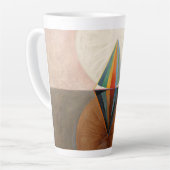 The Swan, Group IX, No.12 van Hilma af Klint Latte Mok (Linkerhoek)