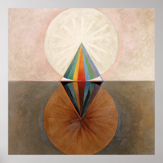 The Swan, Group IX, No.12 van Hilma af Klint Poster (Voorkant)