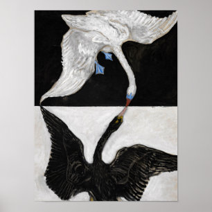 The Swan No.1 van Hilma af Klint Poster
