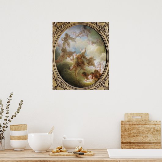 The Swarm of Cupids, c.1767 Poster (Keuken)