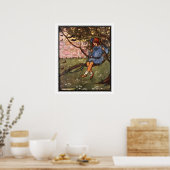 The Swinging Bough by Florence Harrison Poster (Keuken)