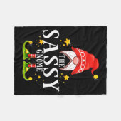 The Sy Gnome Christmas Matching  Fleece Deken (Voorkant (Horizontaal))