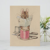 The Tailor Mouse (van Beatrix Potter) Kaart (Staand voorkant)