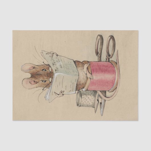 The Tailor Mouse (van Beatrix Potter) Tissuepapier (Voorkant)